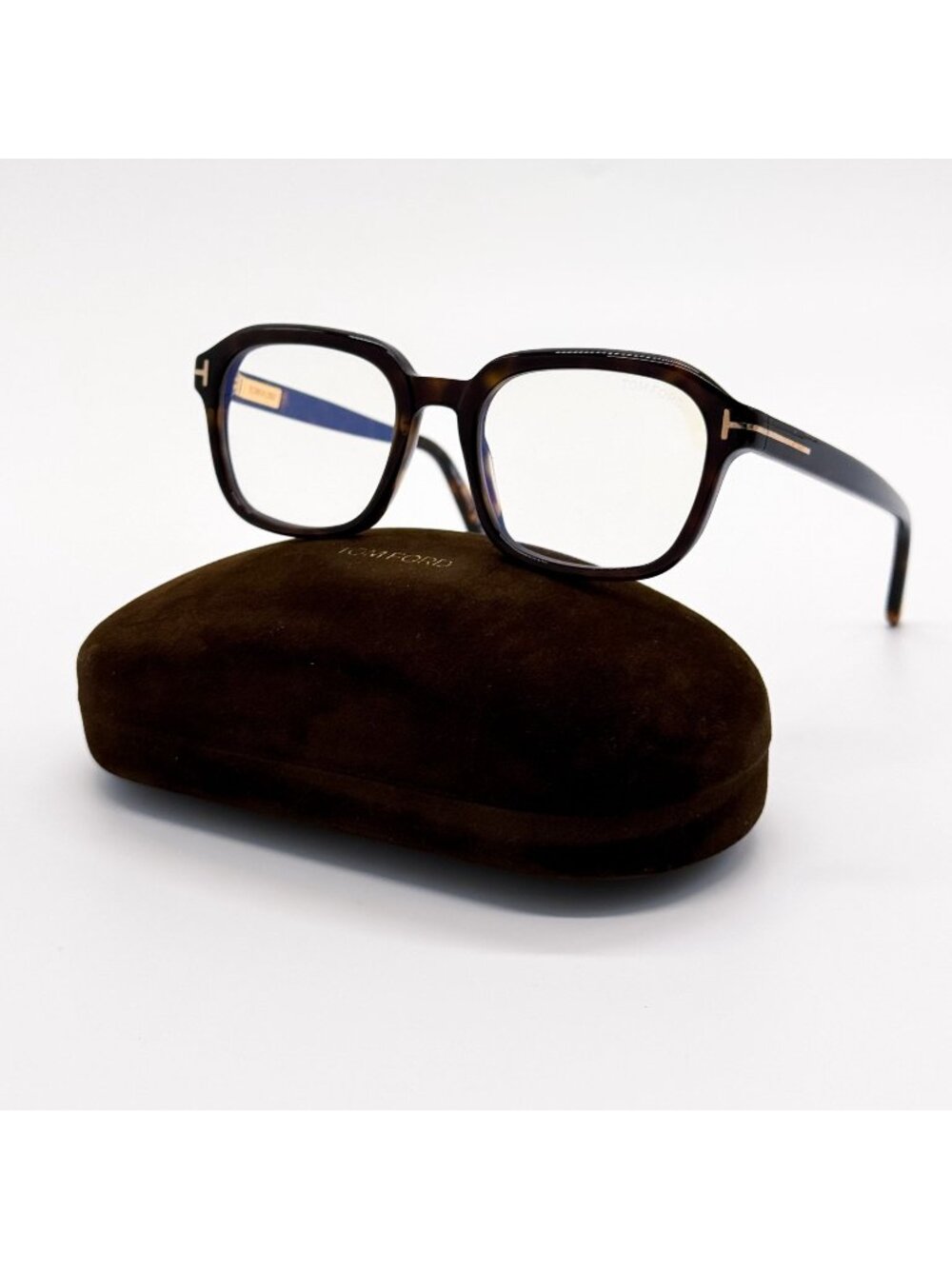 NEW TOM FORD EYEGLASSES TF6060 052 SQUARE HAVANA MEN FT6060 052 EYEWEAR